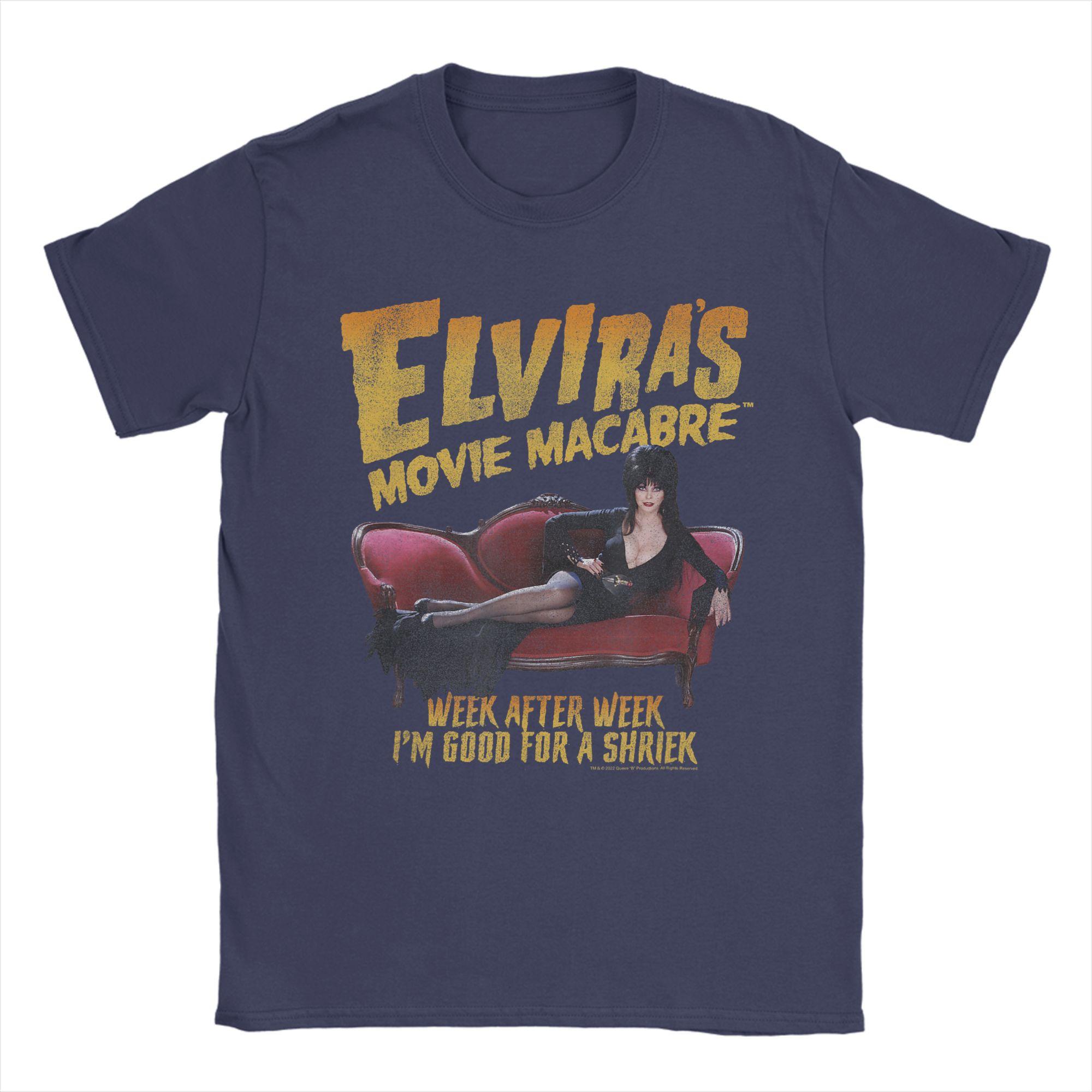 Elvira Mistress of The Dark Movie Macabre Shriek Unisexs T Shirts Humor Tees Short Sleeve Crew Neck TShirt Cotton Party Tops 4XL
Elvira Mistress of The Dark Movie Macabre Shriek Unisexs T Shirts Humor Tees Short Sleeve Crew Neck TShirt Cotton Party Tops 4XL