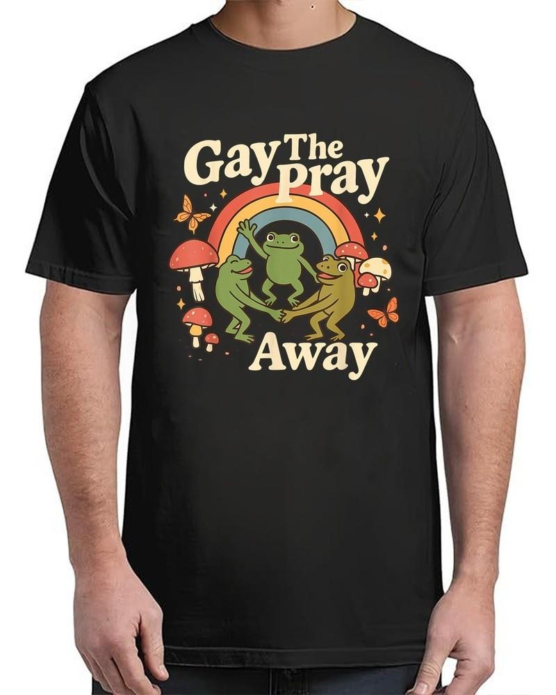 Gay The Pray Away Rainbow Funny Meme Frogs LGBT Vintage Adult S-4XL Unisex T-Shirt XXXL
Gay The Pray Away Rainbow Funny Meme Frogs LGBT Vintage Adult S-4XL Unisex T-Shirt XXXL