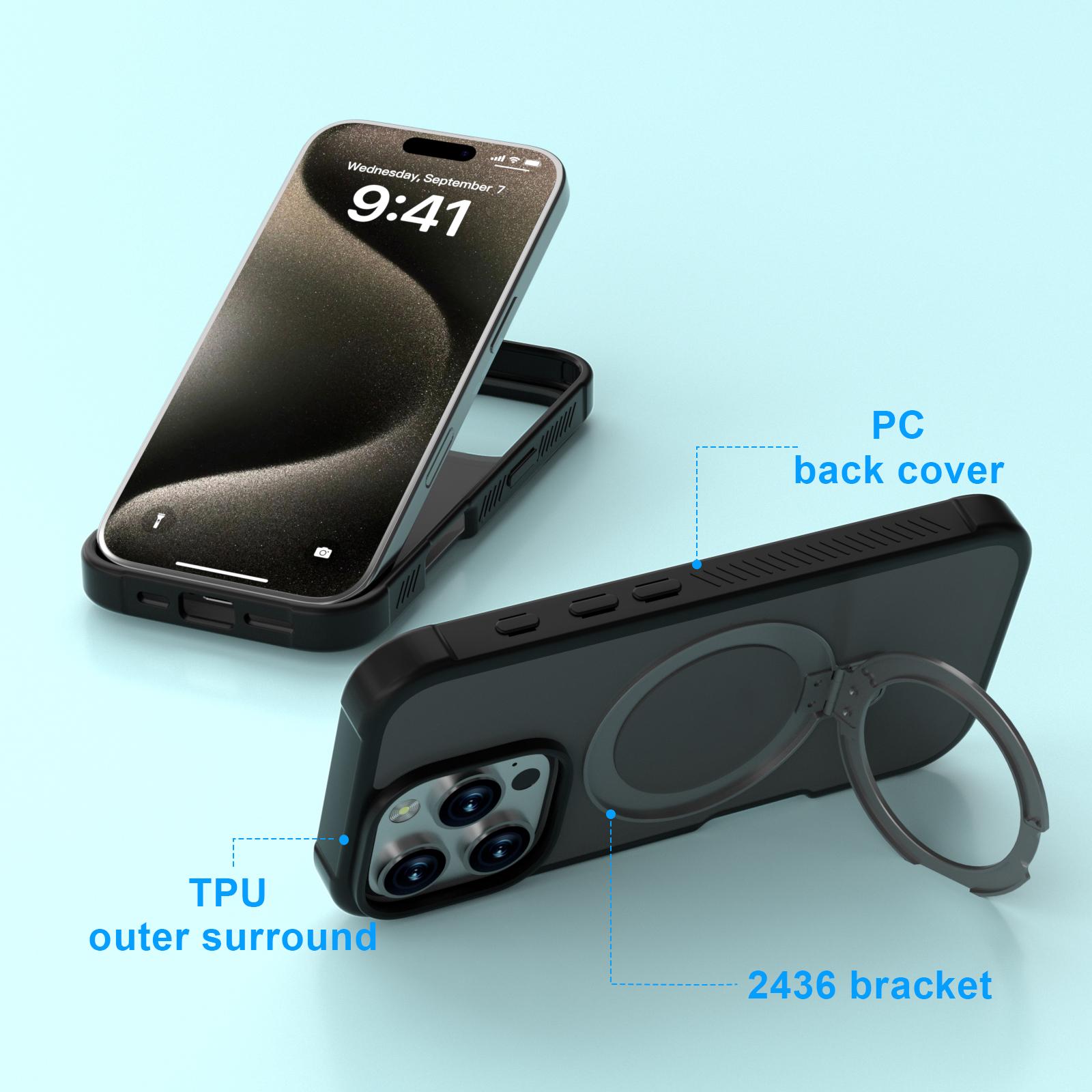GW20 For iPhone 16 Pro Max Case Compatible with MagSafe Skin-Touch TPU+PC Kickstand Phone Cover Navy Blue
GW20 For iPhone 16 Pro Max Case Compatible with MagSafe Skin-Touch TPU+PC Kickstand Phone Cover Navy Blue