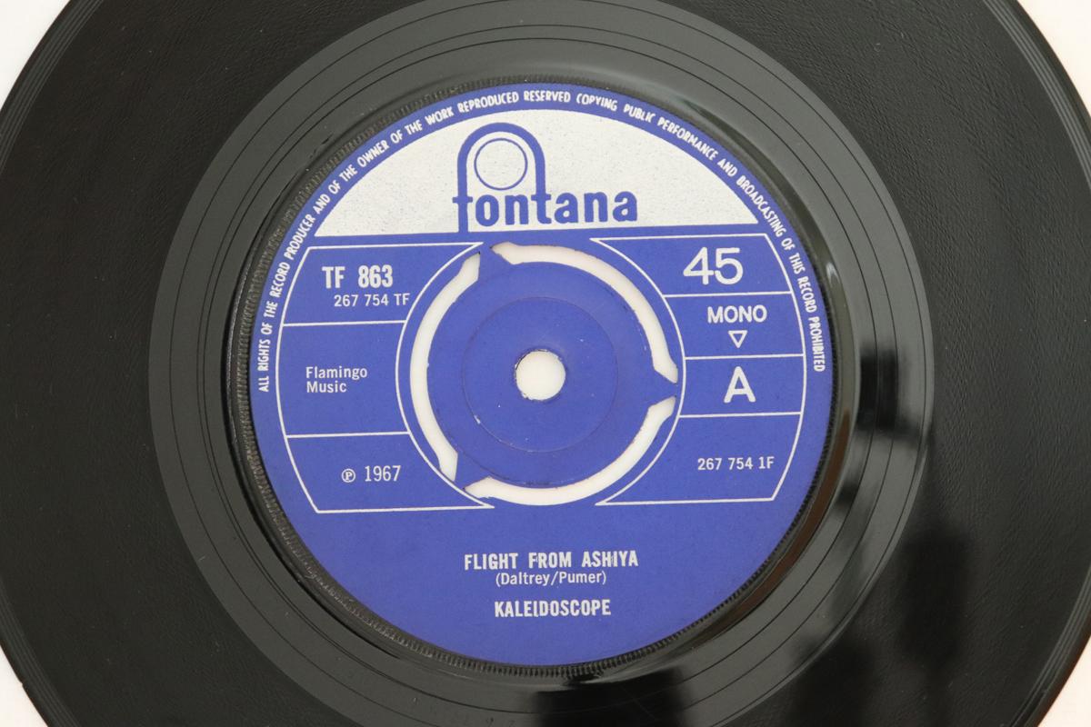 7inch Record KALEIDOSCOPE (2) - Flight From Ashiya TF863 Fontana 1967 UK Rock Used
7inch Record KALEIDOSCOPE (2) - Flight From Ashiya TF863 Fontana 1967 UK Rock Used