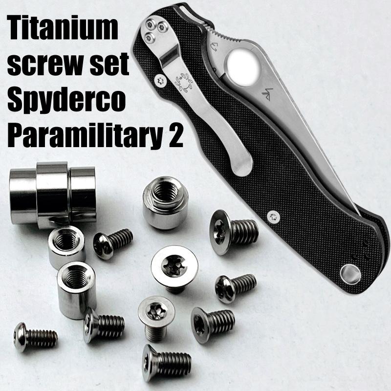 1 Sets Knife Screw Titanium Alloy Screws for Spyderc C81 Folding Pocket Knife DIY Accessories Repair Parts 1 Set срібний
1 Sets Knife Screw Titanium Alloy Screws for Spyderc C81 Folding Pocket Knife DIY Accessories Repair Parts 1 Set срібний