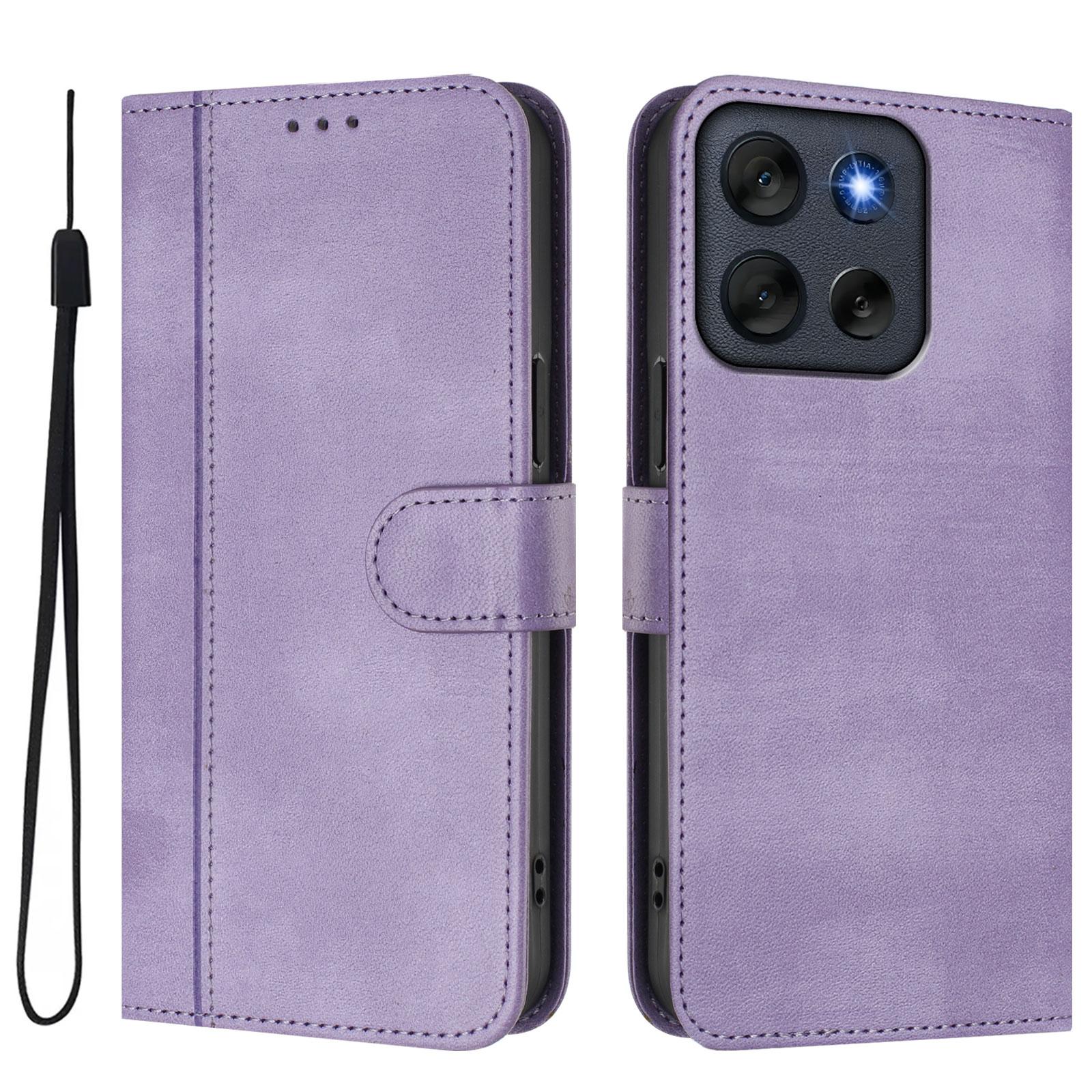 For Motorola Moto G56 5G Cases Wallet Stand Retro Texture Leather Phone Cover with Lanyard Light Purple
For Motorola Moto G56 5G Cases Wallet Stand Retro Texture Leather Phone Cover with Lanyard Light Purple