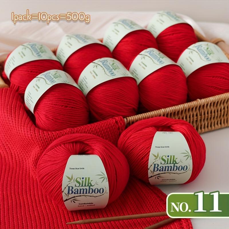 High-Quality Bamboo Yarn Ultra Soft, Comfortable, Suitable for Crochet, Knitting, Sweaters, Scarves, Hats, Gloves, and Colorful Toys 10PCS
High-Quality Bamboo Yarn Ultra Soft, Comfortable, Suitable for Crochet, Knitting, Sweaters, Scarves, Hats, Gloves, and Colorful Toys 10PCS