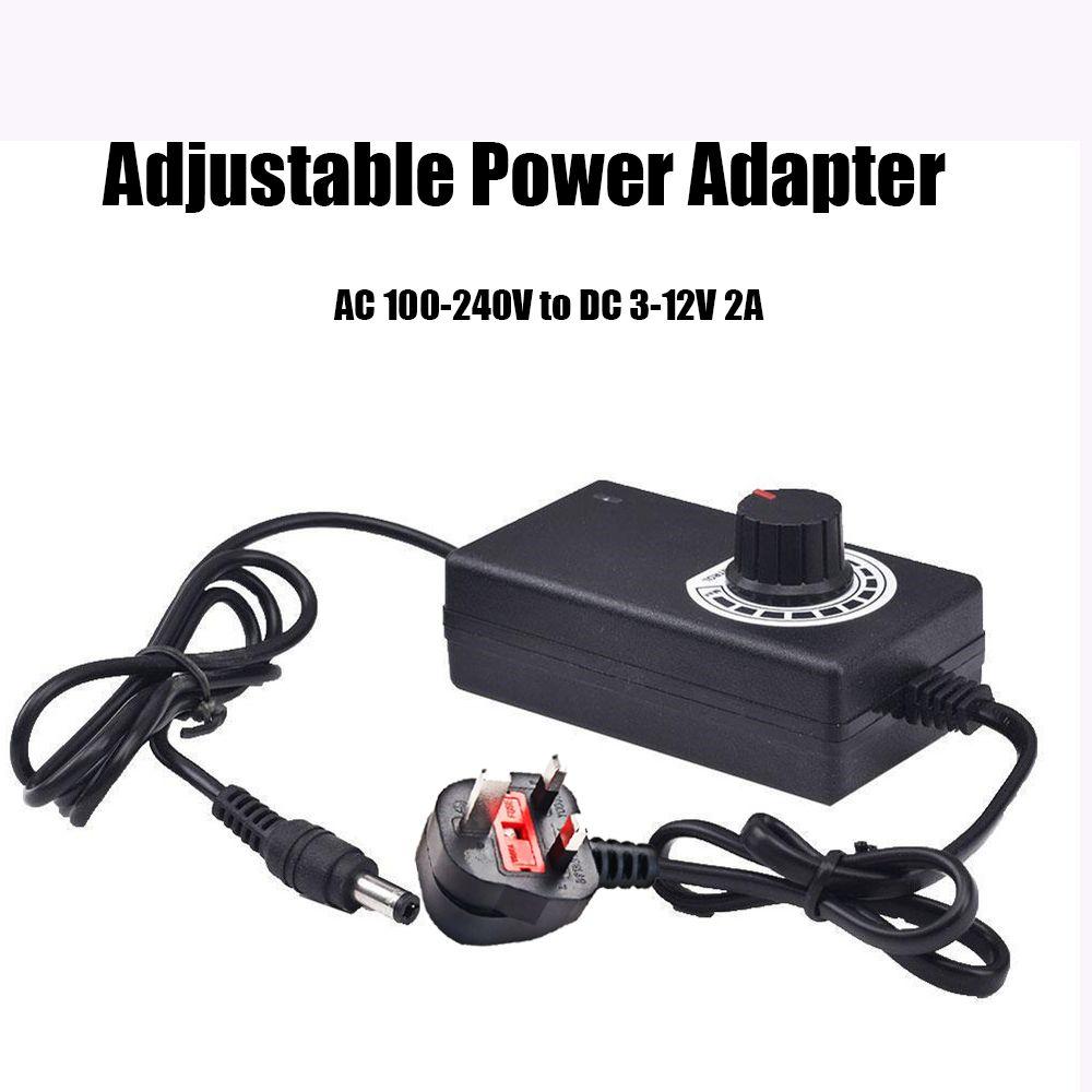 Durable AC/DC Electrical Adjustable Voltage Power Supply Adapter Charger Variable 3V-12V 2A
Durable AC/DC Electrical Adjustable Voltage Power Supply Adapter Charger Variable 3V-12V 2A