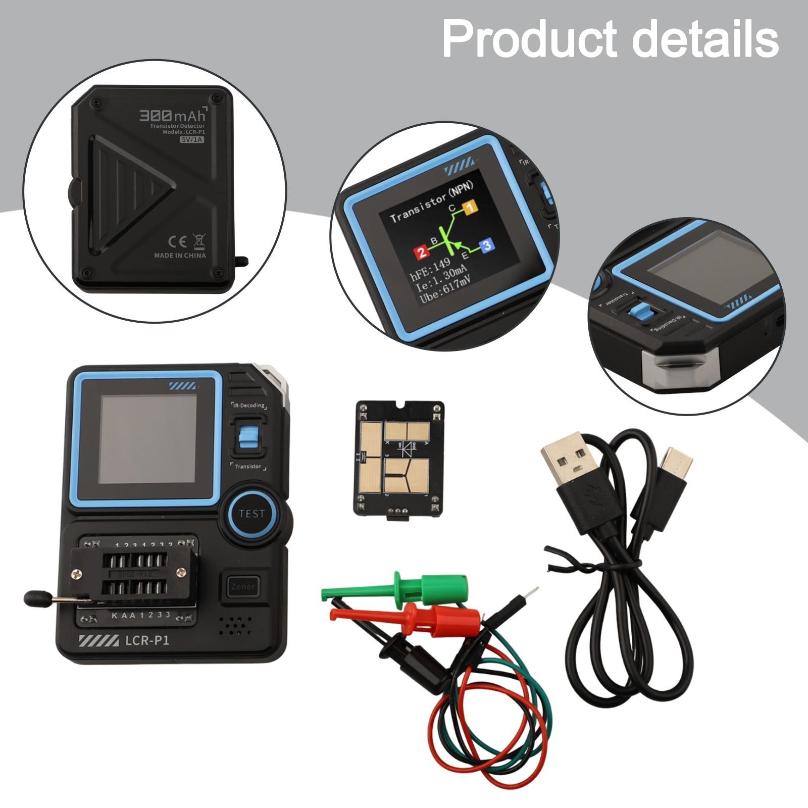 Capacitance Resistance Meter LCRP1 Transistor Tester for Efficient Measurements
Capacitance Resistance Meter LCRP1 Transistor Tester for Efficient Measurements