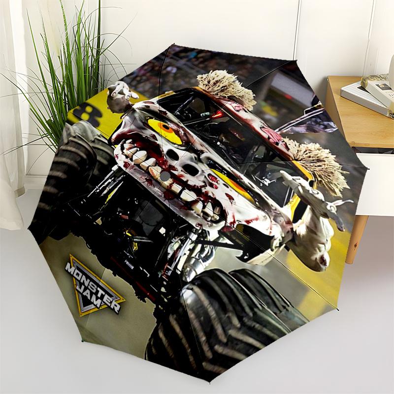 Monster Truck Themed Travel Umbrella 8 Ribs Automatic Opening and Closing,Portable Folding Design,Compact and Stylish Umbrella Suitable fo
Monster Truck Themed Travel Umbrella 8 Ribs Automatic Opening and Closing,Portable Folding Design,Compact and Stylish Umbrella Suitable fo