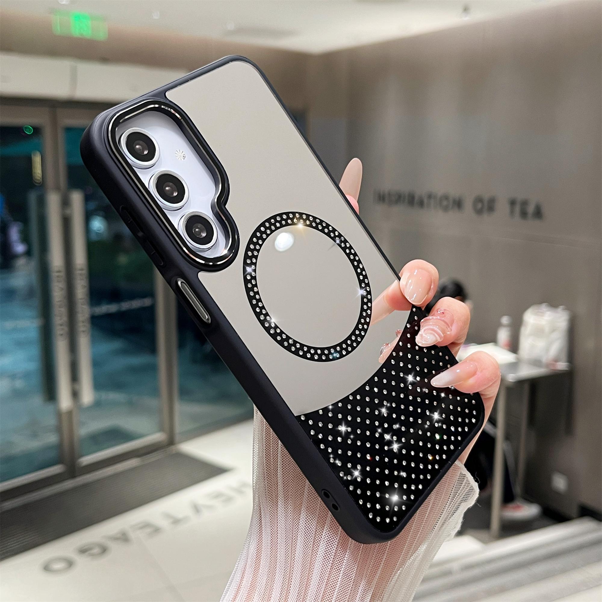 For Samsung Galaxy S24 FE Magnetic Case Mirror Surface TPU+PC Shockproof Phone Cover Black
For Samsung Galaxy S24 FE Magnetic Case Mirror Surface TPU+PC Shockproof Phone Cover Black