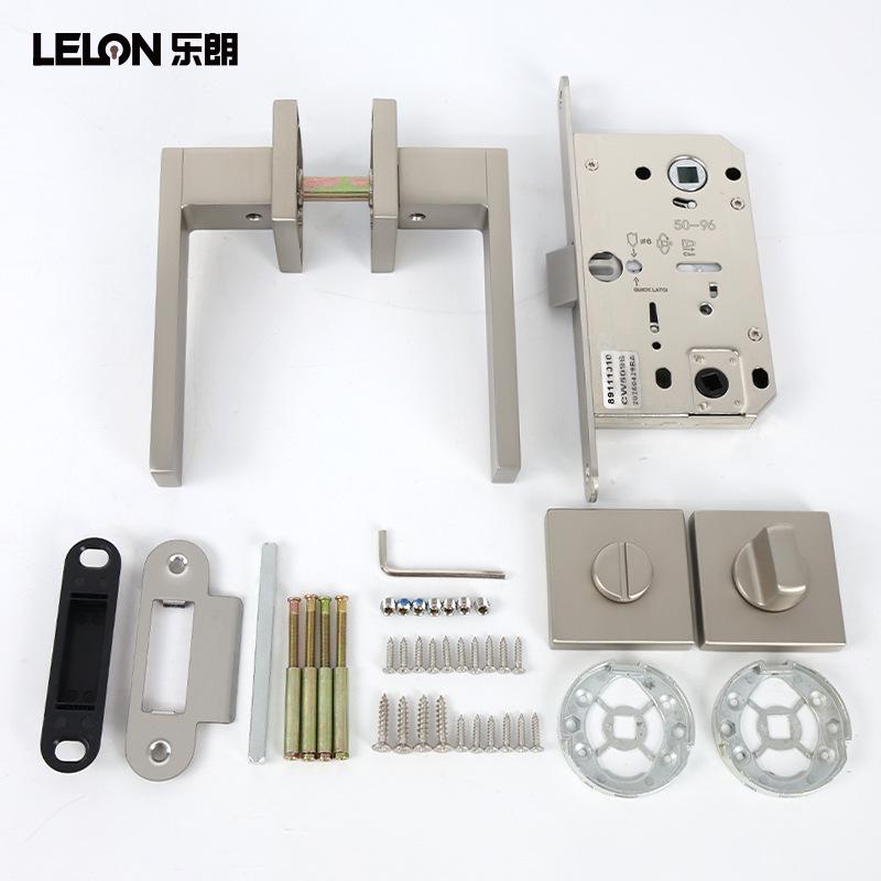 Zinc Alloy Silent Magnetic Lever Handle for Indoor Solid Wood Doors - Hotel Bathroom Hardware Lock
Zinc Alloy Silent Magnetic Lever Handle for Indoor Solid Wood Doors - Hotel Bathroom Hardware Lock