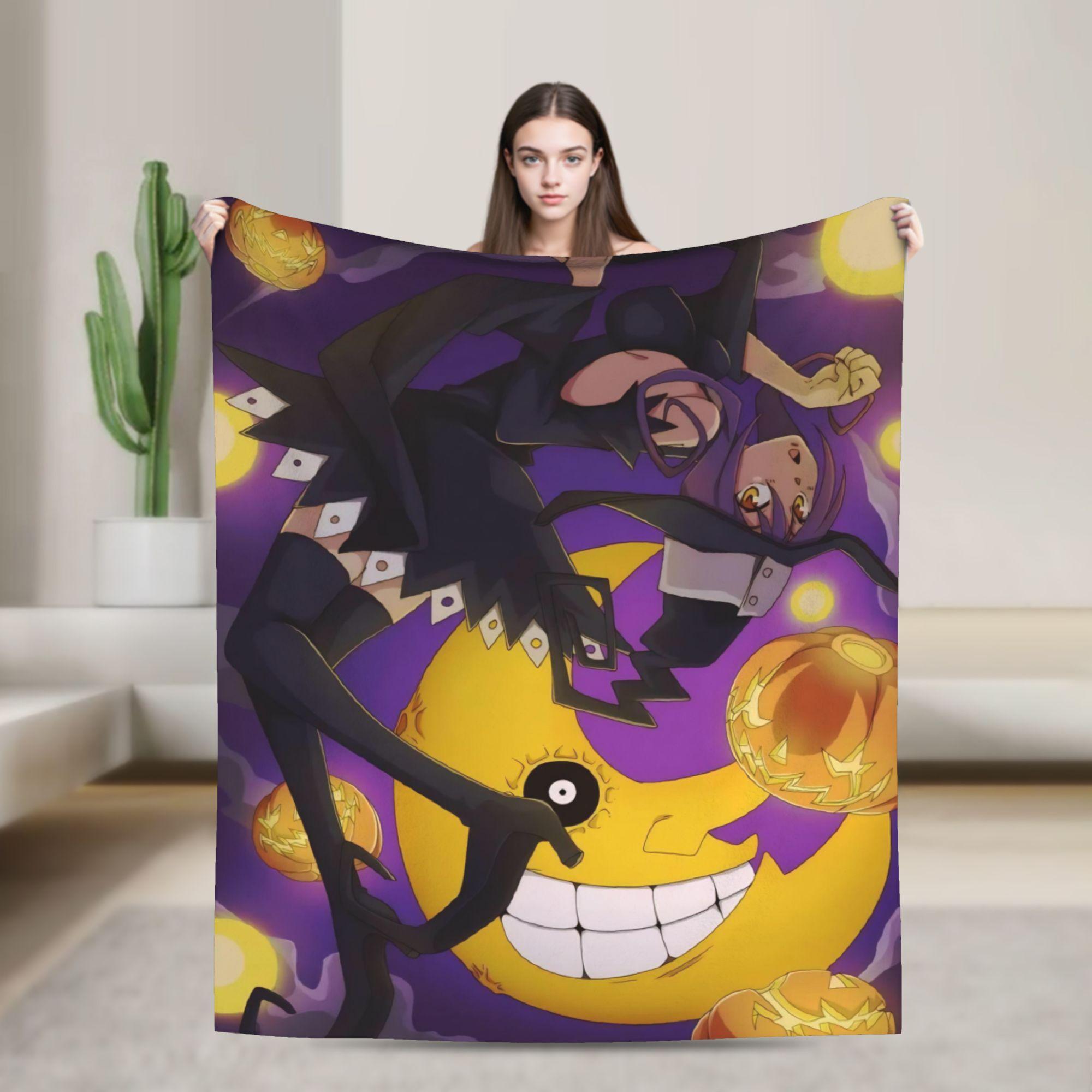 Souleaters Anime Knitted Blanket Evans Fuzzy Throw Blanket Summer Air Conditioning Personalised Lightweight Bedspreads 100x150cm
Souleaters Anime Knitted Blanket Evans Fuzzy Throw Blanket Summer Air Conditioning Personalised Lightweight Bedspreads 100x150cm
