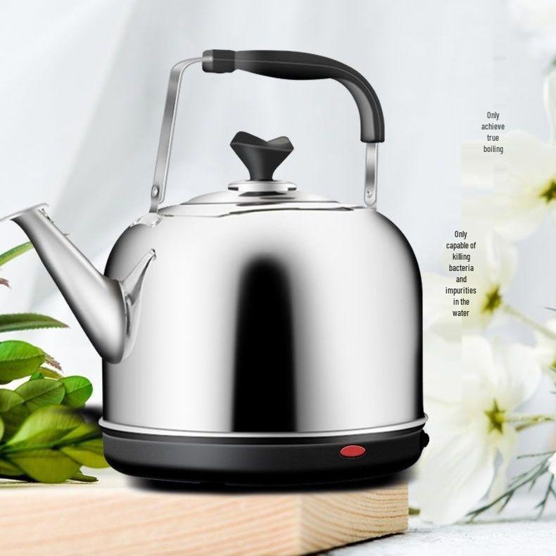 304 Stainless Steel Electric Kettle with Auto Shut-off and Large Capacity Thermos Flask Extended Power Cord
304 Stainless Steel Electric Kettle with Auto Shut-off and Large Capacity Thermos Flask Extended Power Cord
