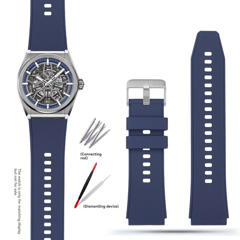 Для механічного годинника Zenith Серія DEFY М який рельєфний силіконовий ремінець для годинника Чоловічий 95.9000.670 Браслет 25x22мм Гумовий зап ястний ремінець 25x22mm
Для механічного годинника Zenith Серія DEFY М який рельєфний силіконовий ремінець для годинника Чоловічий 95.9000.670 Браслет 25x22мм Гумовий зап ястний ремінець 25x22mm