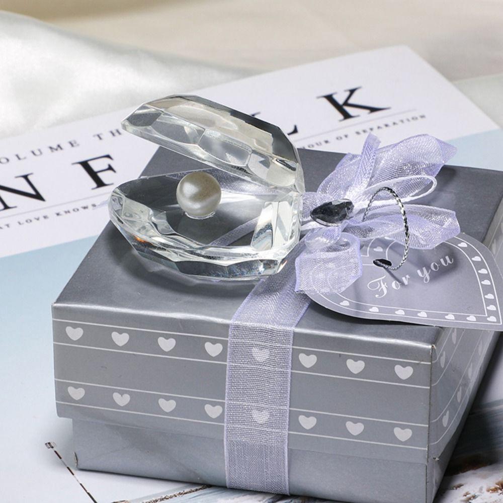 Creative Crystal Crafts Exquisite Desktop Ornament Crystal Pearl Clam Birthday Gift прозорий
Creative Crystal Crafts Exquisite Desktop Ornament Crystal Pearl Clam Birthday Gift прозорий