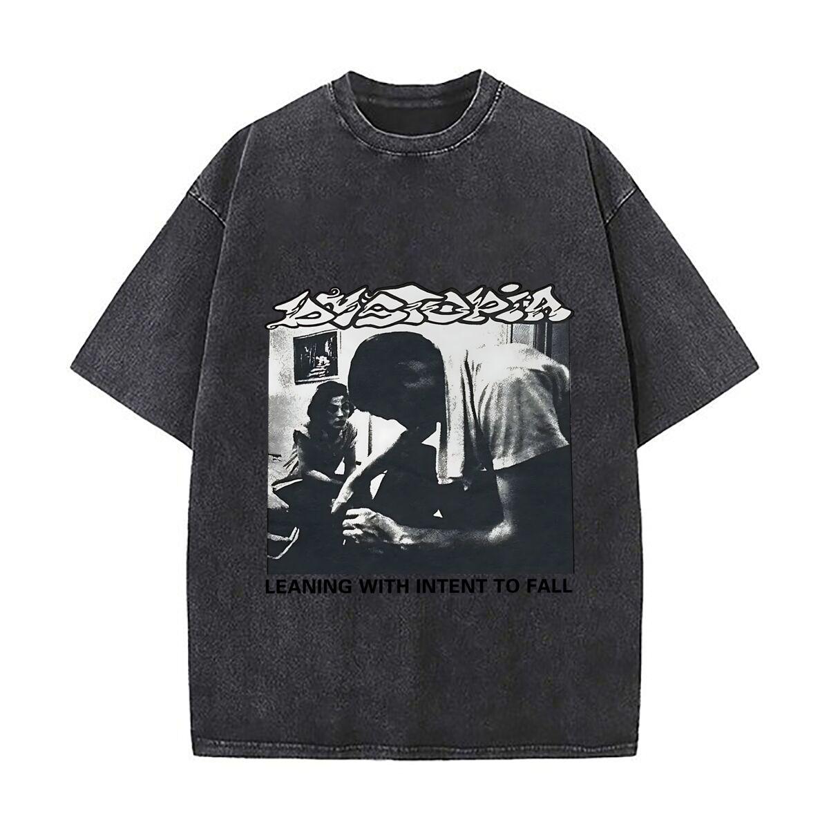 Leaning with Intent Artistic Inspired Black White Conceptual Design Men Washed Casual Cotton Short Sleeve Acid Wash Top S
Leaning with Intent Artistic Inspired Black White Conceptual Design Men Washed Casual Cotton Short Sleeve Acid Wash Top S