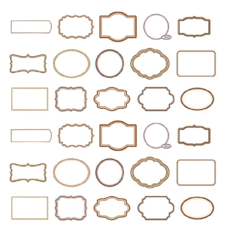 30 Pcs/Set Retro Picture Frame Scrapbook Frames Hollow Out Decorative Frame Scrapbooking Supplies
30 Pcs/Set Retro Picture Frame Scrapbook Frames Hollow Out Decorative Frame Scrapbooking Supplies