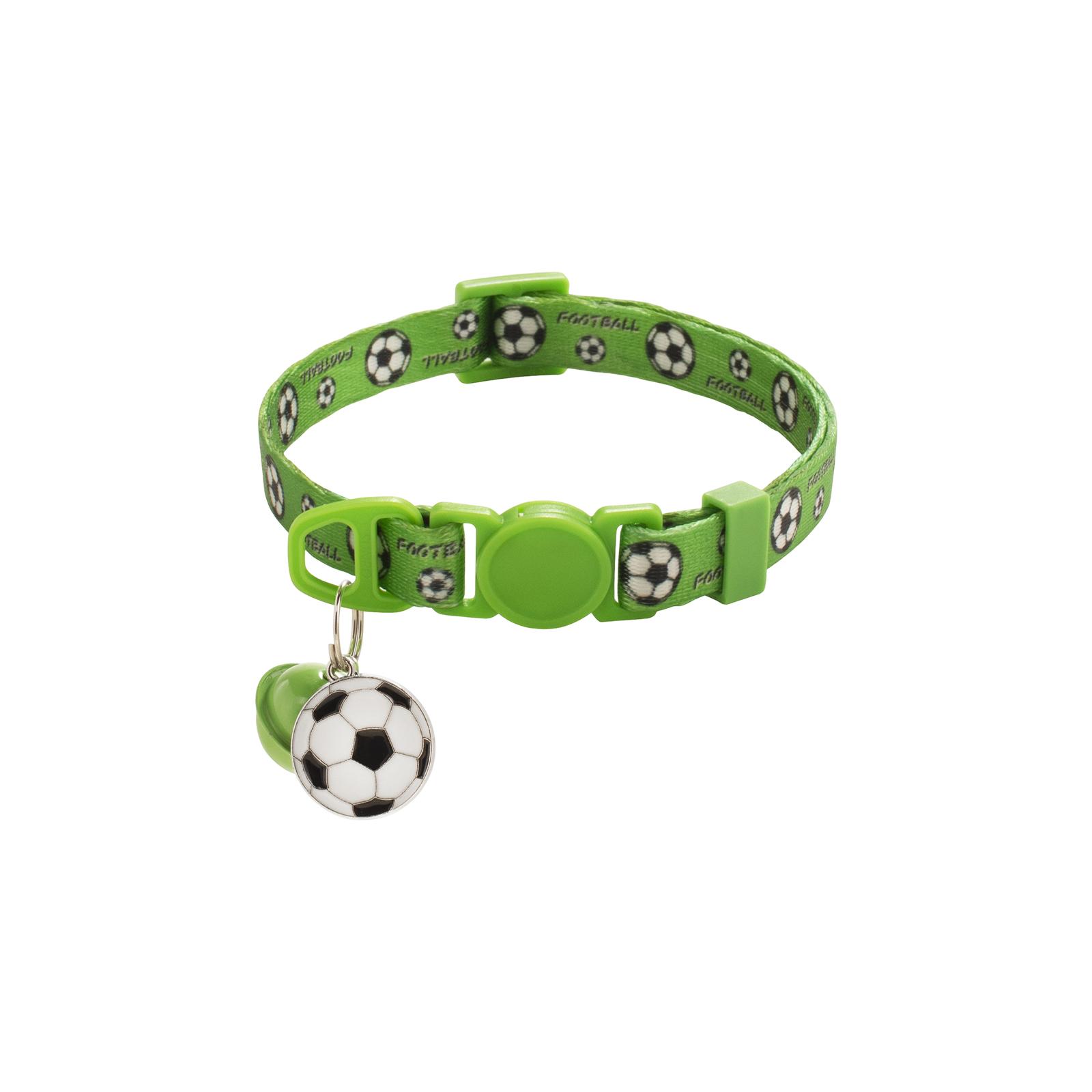 Soccer Print Cats Collar With Bell, Adjustable Breakaway Safety Buckle Pet Collar With Cute Football Charm, Soft Nylon Collar For Small Cats Puppies One Size зелений
Soccer Print Cats Collar With Bell, Adjustable Breakaway Safety Buckle Pet Collar With Cute Football Charm, Soft Nylon Collar For Small Cats Puppies One Size зелений