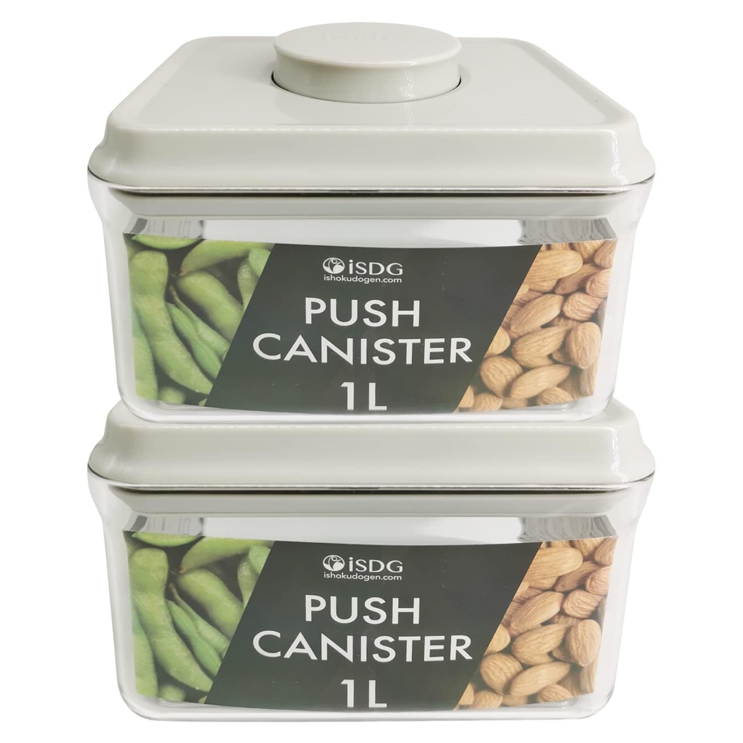 ISDG Canister Storage Container Airtight Food Storage Container Plastic Pop Container Prevents moisture Easy to wash Convenient stacking storage
ISDG Canister Storage Container Airtight Food Storage Container Plastic Pop Container Prevents moisture Easy to wash Convenient stacking storage