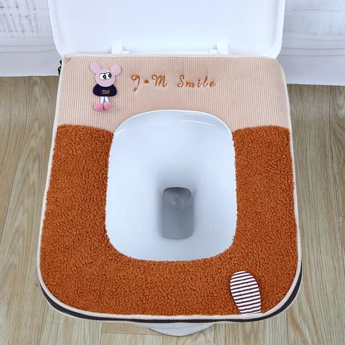 Cartoon Cute Plush Square Toilet Cushion Bathroom Accessories Keep Warm with Zipper Waterproof Household Toilet Mat Washable
Cartoon Cute Plush Square Toilet Cushion Bathroom Accessories Keep Warm with Zipper Waterproof Household Toilet Mat Washable