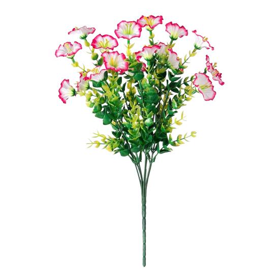 Искусственная ипомея с листьями эвкалипта, устойчивая к ультрафиолетовому излучению, реалистичная искусственная шелковая цветочная композиция для свадебной вечеринки, внутреннего и наружного использования, украшение из искусственного цветка
Искусственная ипомея с листьями эвкалипта, устойчивая к ультрафиолетовому излучению, реалистичная искусственная шелковая цветочная композиция для свадебной вечеринки, внутреннего и наружного использования, украшение из искусственного цветка