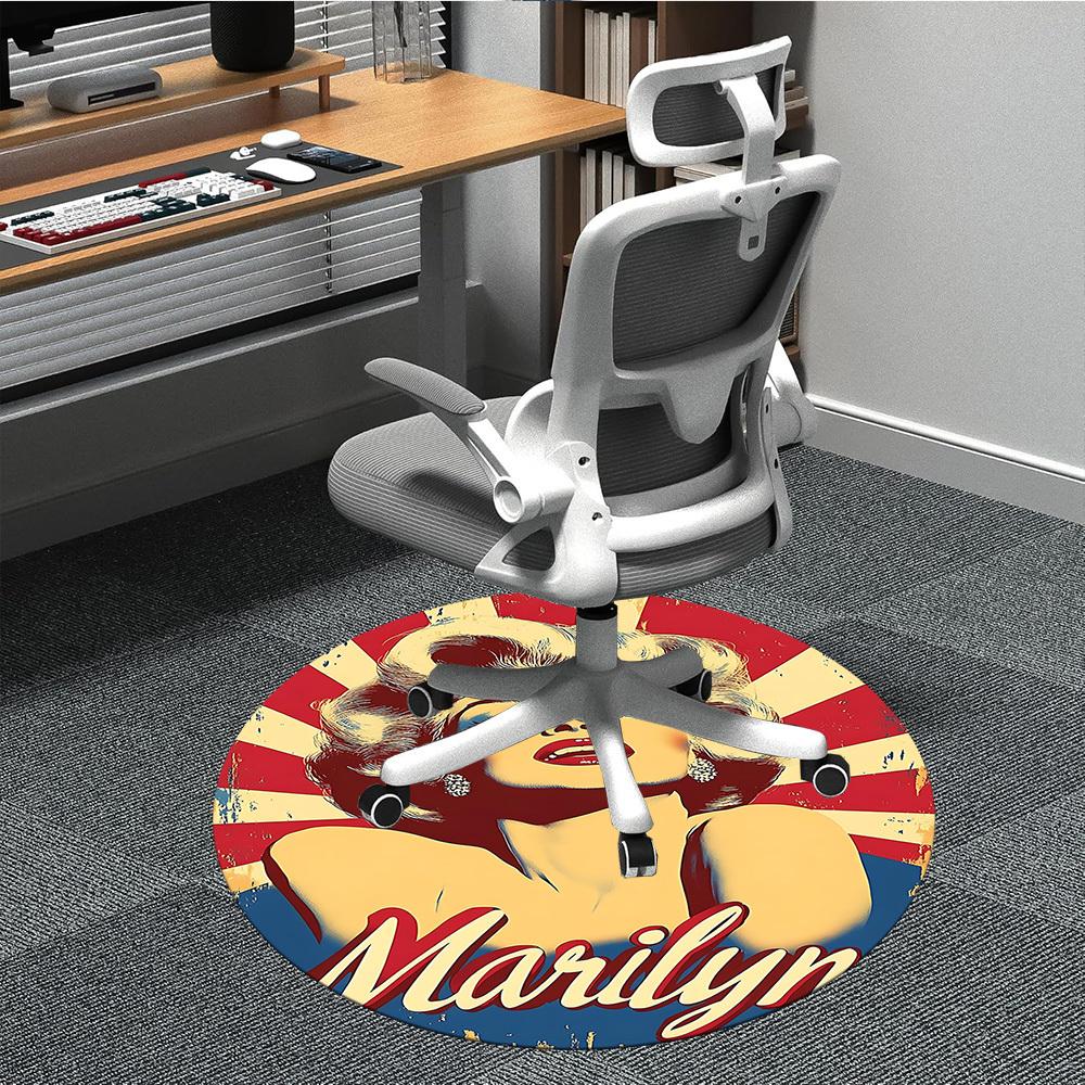 1pc Marilyn Iconic Icon Office Round Area Rug, Under Office Chairs Bedroom Living Room Home Decor a1022331 80cm by 80cm
1pc Marilyn Iconic Icon Office Round Area Rug, Under Office Chairs Bedroom Living Room Home Decor a1022331 80cm by 80cm