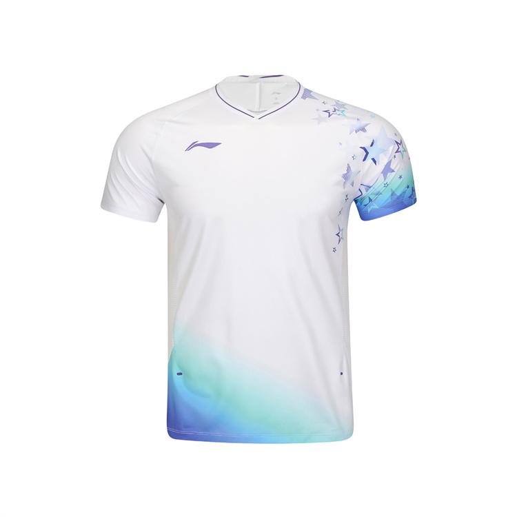 Li Ning Badminton Series Simple Quick-Dry Soft Breathable Competition Training Short Sleeve T-Shirt Unisex Tops White AAYV047-2 L
Li Ning Badminton Series Simple Quick-Dry Soft Breathable Competition Training Short Sleeve T-Shirt Unisex Tops White AAYV047-2 L