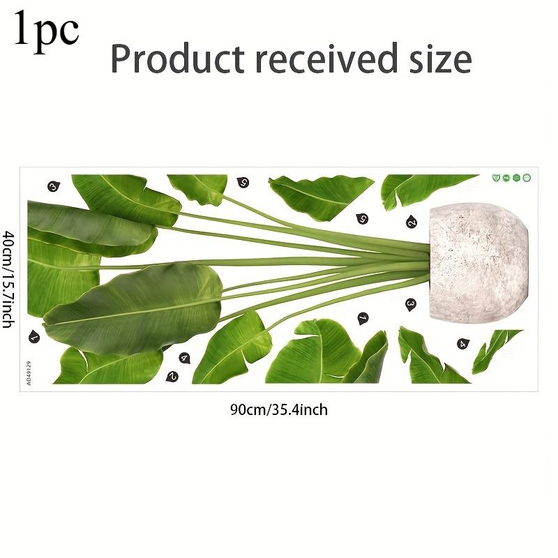 1pc New Waterproof Self-adhesive Green Plant Potted Wall Sticker Bedroom and Living Room Wall Decoration Stickers Accessories
1pc New Waterproof Self-adhesive Green Plant Potted Wall Sticker Bedroom and Living Room Wall Decoration Stickers Accessories
