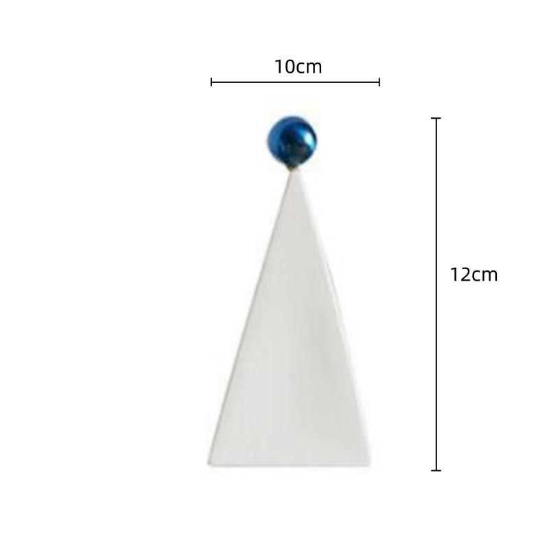 Metal Ornament Geometric Triangle Creative Blue Ball Ornament Abstract Decorative Figurines Home Decoration Accessories
Metal Ornament Geometric Triangle Creative Blue Ball Ornament Abstract Decorative Figurines Home Decoration Accessories