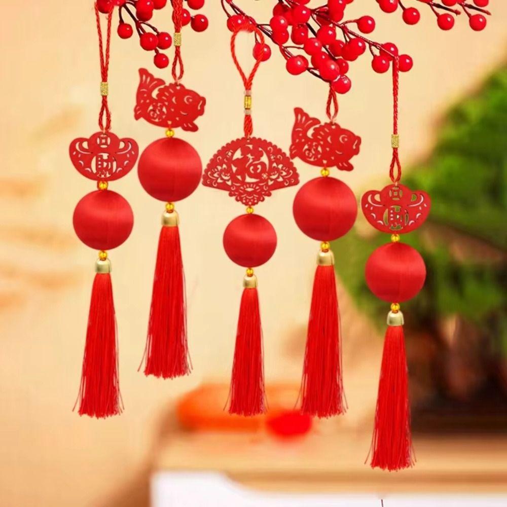Tassels Lantern Pendant Red Ball Decorative Ball Pendant Red Lantern Hangings Chinese New Year Style C
Tassels Lantern Pendant Red Ball Decorative Ball Pendant Red Lantern Hangings Chinese New Year Style C