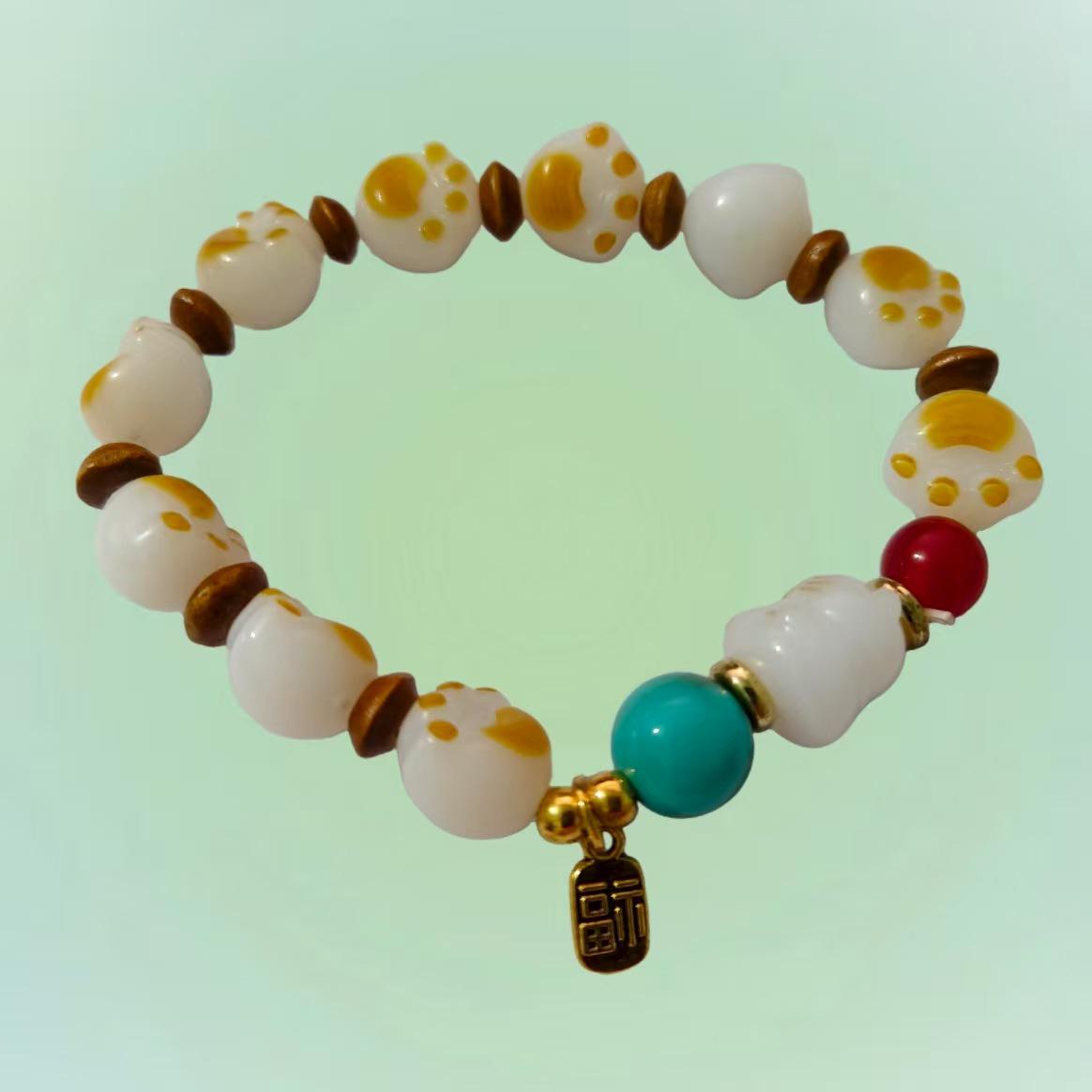 Douyin Hot Caramel Cat Paw Charm Bracelet - Women s Wrap-Around Soft Wenwan, Perfect Student Gift for Bestie Other
Douyin Hot Caramel Cat Paw Charm Bracelet - Women s Wrap-Around Soft Wenwan, Perfect Student Gift for Bestie Other