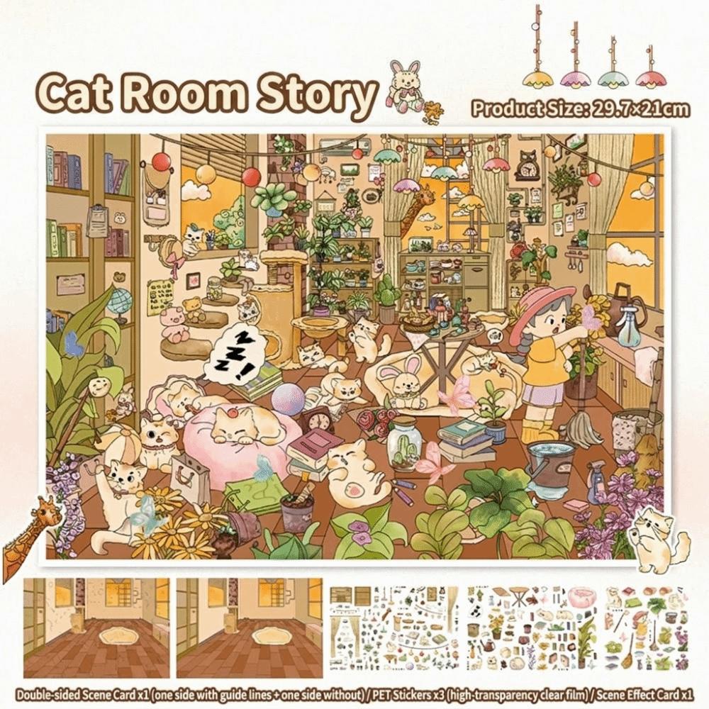3D 3D Landscape Sticker 2 Themes Miniature Scene Collage New DIY Toy Game Stickers Decompress B
3D 3D Landscape Sticker 2 Themes Miniature Scene Collage New DIY Toy Game Stickers Decompress B