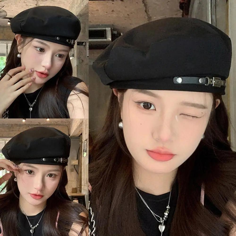 Breathable Octagonal Hat Adjustable Metal Buckle Beret Retro Painter Hat Women Men бежевий
Breathable Octagonal Hat Adjustable Metal Buckle Beret Retro Painter Hat Women Men бежевий