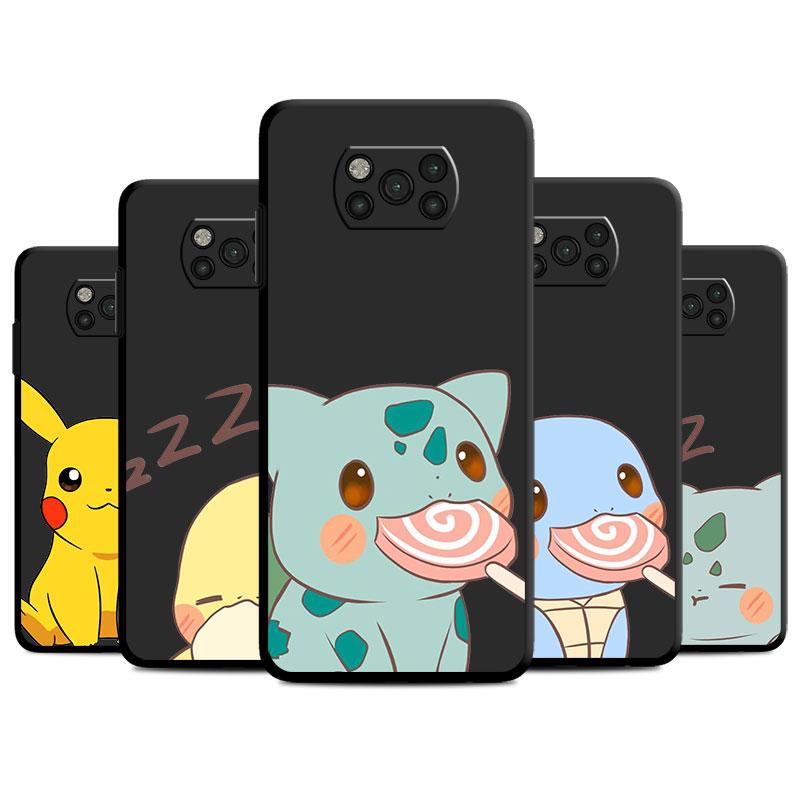 Чехол с изображением Пикачу и Покемона для Xiaomi Mi Poco X3 NFC M4 F3 C40 11 11T 10T Pro 12 9T 9 10Lite, мягкий чехол на заднюю панель телефона 
Чехол с изображением Пикачу и Покемона для Xiaomi Mi Poco X3 NFC M4 F3 C40 11 11T 10T Pro 12 9T 9 10Lite, мягкий чехол на заднюю панель телефона