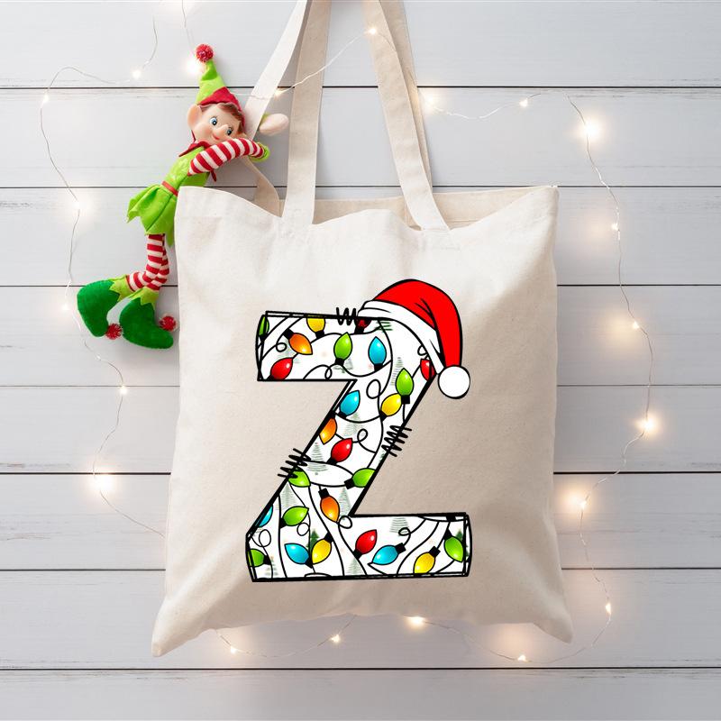 Christmas alphanumeric printed eco-friendly canvas bag tote bag No specification
Christmas alphanumeric printed eco-friendly canvas bag tote bag No specification