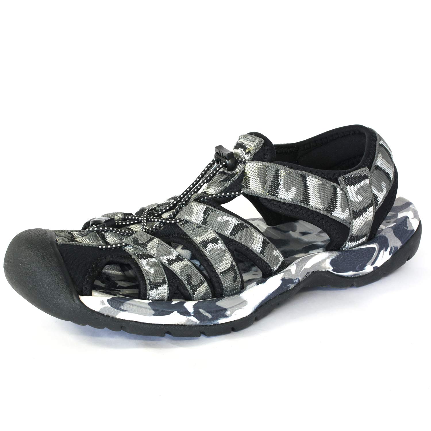 Radweather Чоловічі легкі, нековзні, ударостійкі спортивні сандалі для кемпінгу на відкритому повітрі (Сірий (Камуфляж), 27-точкове, 5-сантиметрове вимірювання)
Radweather Чоловічі легкі, нековзні, ударостійкі спортивні сандалі для кемпінгу на відкритому повітрі (Сірий (Камуфляж), 27-точкове, 5-сантиметрове вимірювання)
