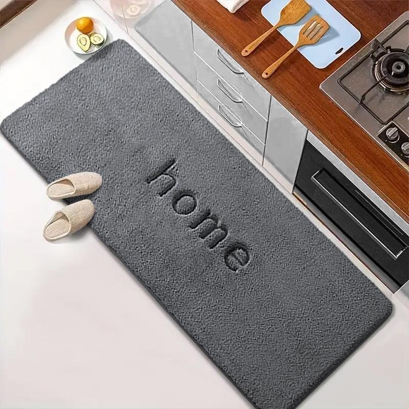Solid color long strip kitchen absorbent floor mat flannel foot mat home thick non-slip carpet entrance mat bathroom mat
Solid color long strip kitchen absorbent floor mat flannel foot mat home thick non-slip carpet entrance mat bathroom mat