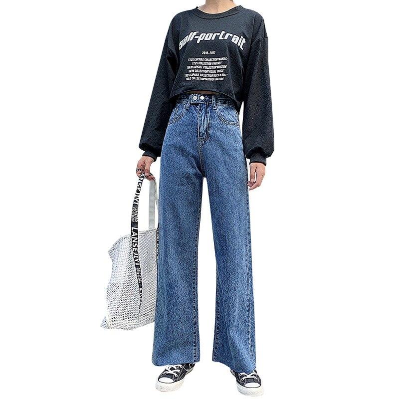 Джинсы с высокой талией, женские модные женские широкие прямые джинсы для женщин, рваные джинсы-бойфренды, женские джинсы XL синий
Джинсы с высокой талией, женские модные женские широкие прямые джинсы для женщин, рваные джинсы-бойфренды, женские джинсы XL синий