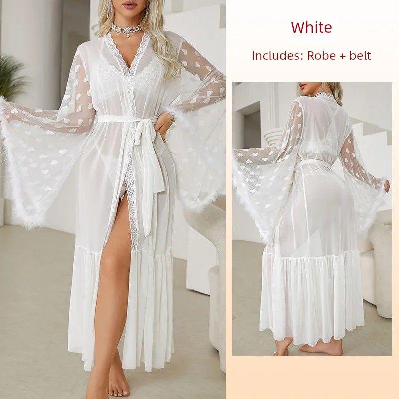 2025 New Arrival Pure Desire Mesh Nightgown | Seduction Sexy Bathrobe | Pure Desire Style Outerwear Gown | Perspective Sexy Sleepwear White L
2025 New Arrival Pure Desire Mesh Nightgown | Seduction Sexy Bathrobe | Pure Desire Style Outerwear Gown | Perspective Sexy Sleepwear White L