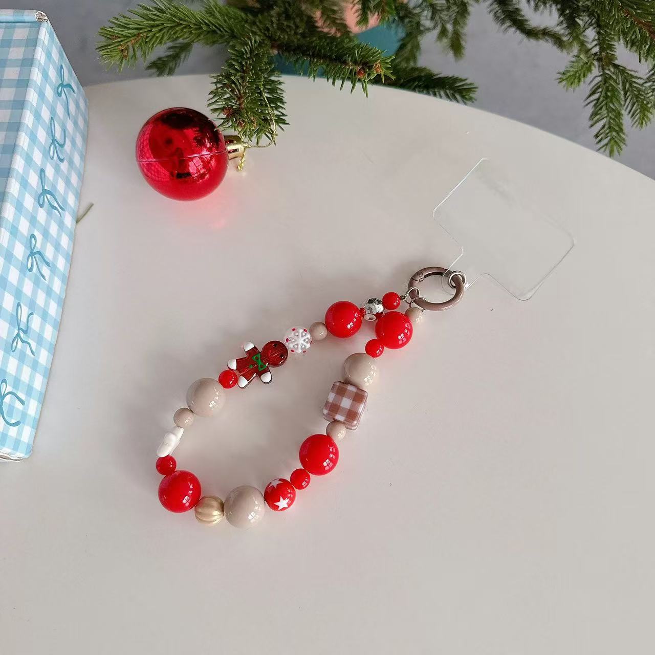 Cute Christmas Phone Chain Pendant Wrist Strap Anti-lost Lanyard Festival For iPhone Decorative Strap Bracelet Phone Accessories Other
Cute Christmas Phone Chain Pendant Wrist Strap Anti-lost Lanyard Festival For iPhone Decorative Strap Bracelet Phone Accessories Other