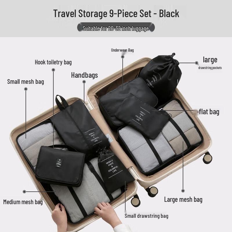 MIAOQIAO Travel Storage Organizer Bag Set Small Bag
MIAOQIAO Travel Storage Organizer Bag Set Small Bag