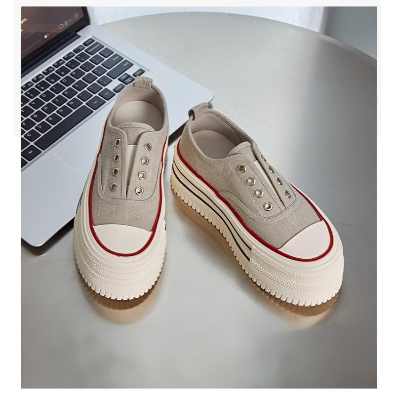 Linen thick-soled little white shoes women s new summer heightening muffin-soled casual shoes one-pedal versatile board shoes 40
Linen thick-soled little white shoes women s new summer heightening muffin-soled casual shoes one-pedal versatile board shoes 40