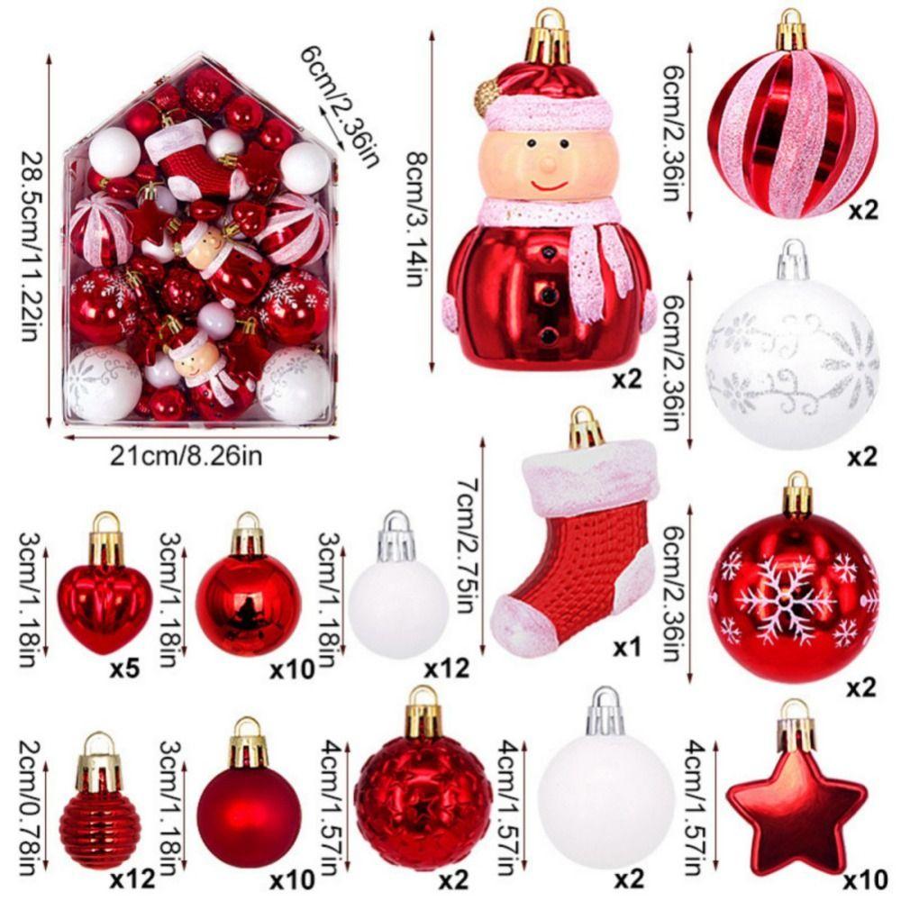 High-quality Plastic Christmas Ball Set Multicolor Suspensable Xmas Ornament Ball Xmas Baubles Party mix size
High-quality Plastic Christmas Ball Set Multicolor Suspensable Xmas Ornament Ball Xmas Baubles Party mix size
