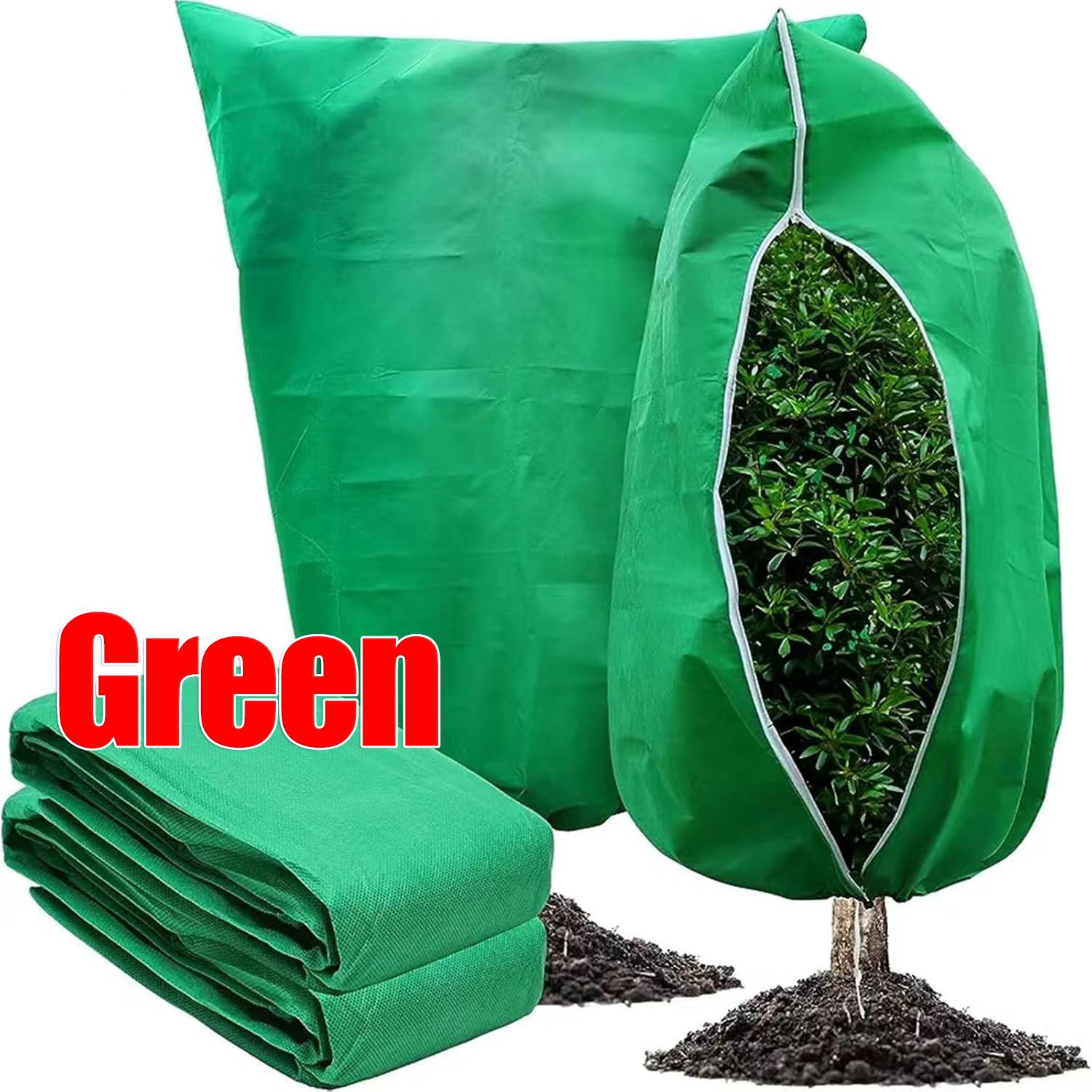 Winter Plant Cover with Zipper Drawstring Multi-size Shrub Freeze Protection Bag Tree Frost Cloth Plant Against Cold Warm Covers (Green,60X80cm) зелёный
Winter Plant Cover with Zipper Drawstring Multi-size Shrub Freeze Protection Bag Tree Frost Cloth Plant Against Cold Warm Covers (Green,60X80cm) зелёный