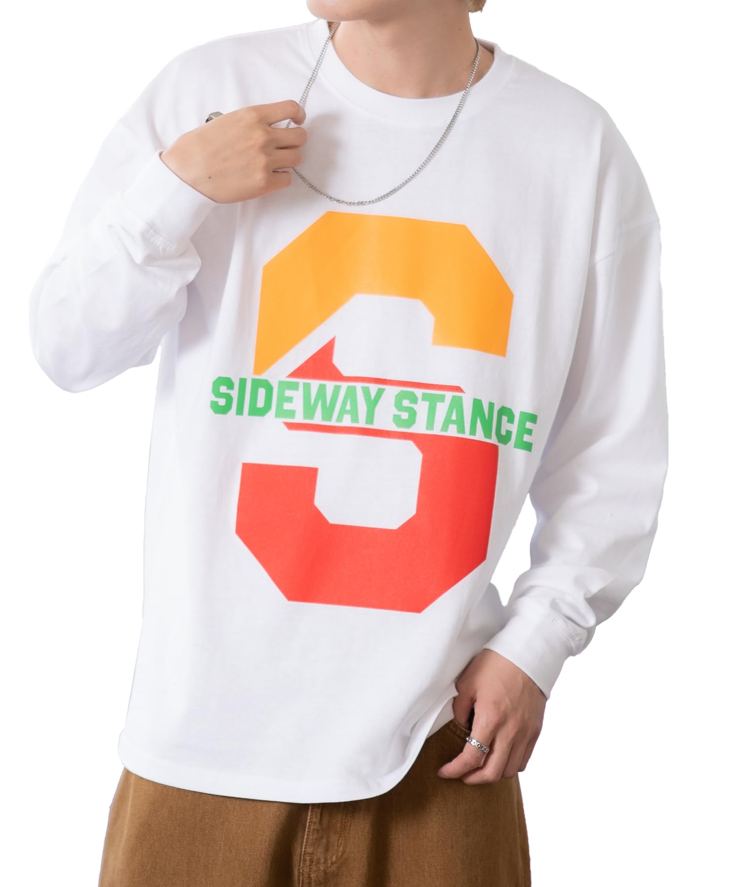 IMPROMES Casual SIDEWAYSTANCE S College Logo Long Sleeve T-Shirt, Men s, White
IMPROMES Casual SIDEWAYSTANCE S College Logo Long Sleeve T-Shirt, Men s, White