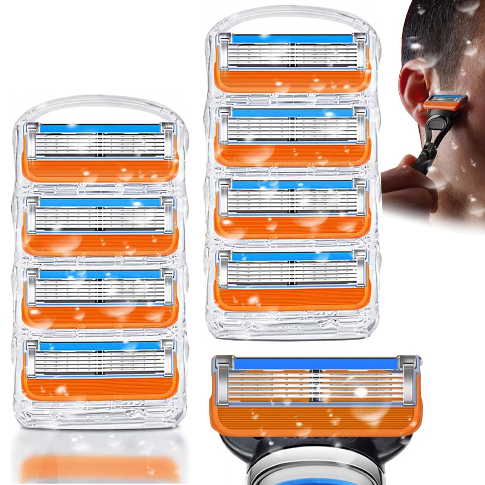 Replacement Razor Blades Compatible with Gillette Orange Shaver Fusion Replacement Blades Manual Razor Replacement Product Razor Replacement Razor
Replacement Razor Blades Compatible with Gillette Orange Shaver Fusion Replacement Blades Manual Razor Replacement Product Razor Replacement Razor