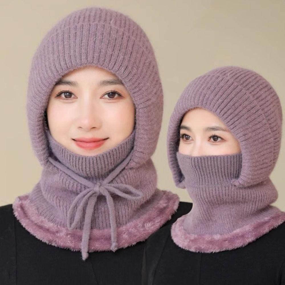 Windproof Knitted Balaclava Hat Ear Protection Pullover Hats Fashion Hooded Cap Riding рожевий
Windproof Knitted Balaclava Hat Ear Protection Pullover Hats Fashion Hooded Cap Riding рожевий