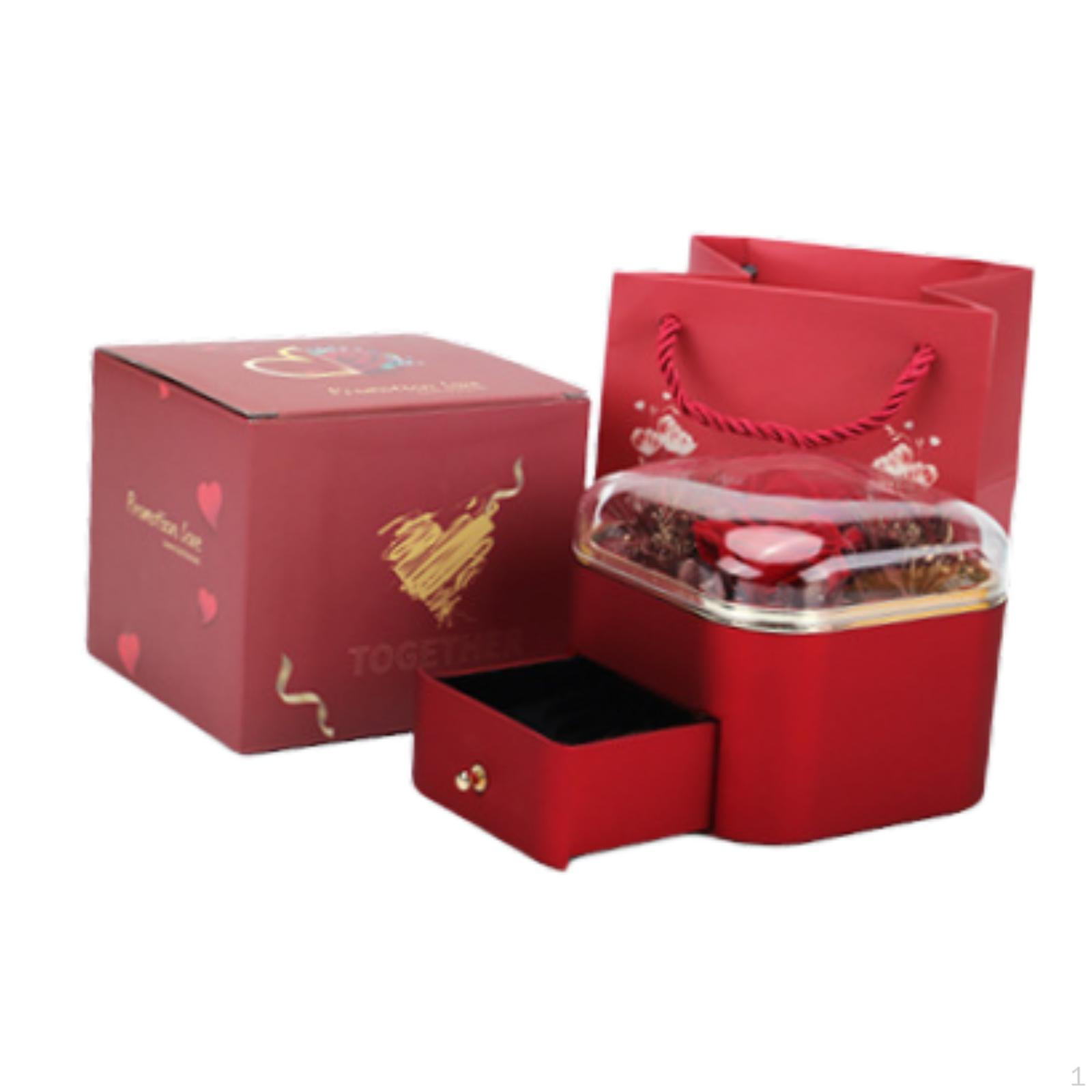 Gift Box Keepsake Unique Romantic Creative Jewelry Case for Birthday Anniversary красный
Gift Box Keepsake Unique Romantic Creative Jewelry Case for Birthday Anniversary красный