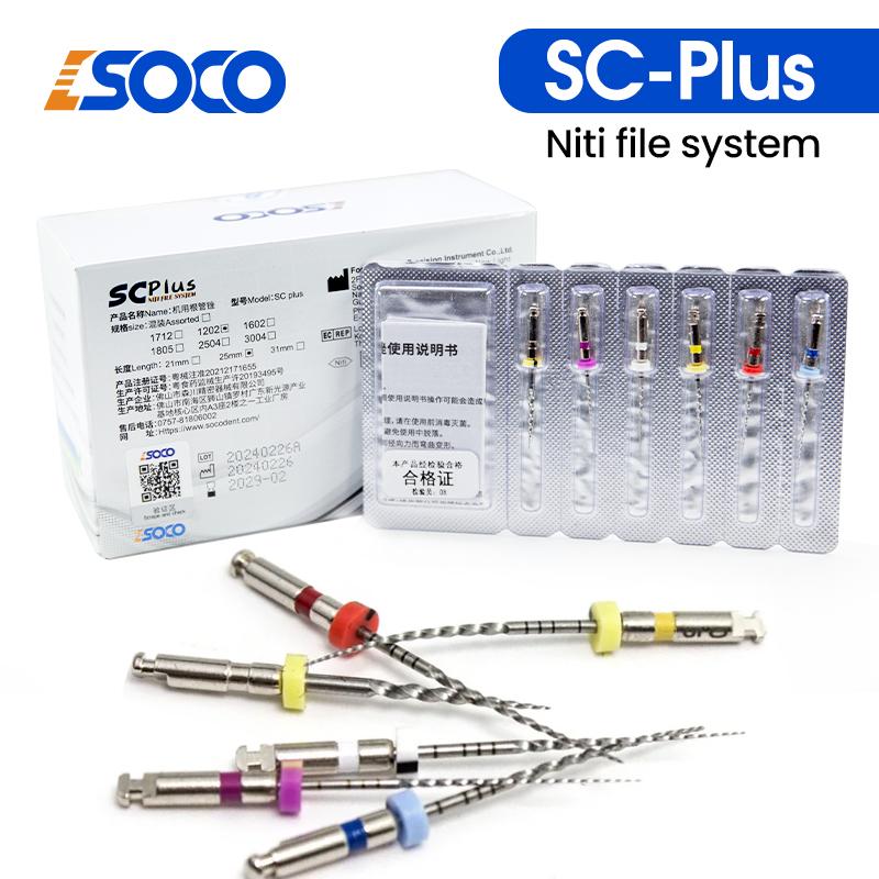 SOCO PLUS, 6 шт./кор., термоактивированные ротационные никель-титановые инструменты для обработки каналов, с исключительной устойчивостью к разрушению для формирования корневого канала
SOCO PLUS, 6 шт./кор., термоактивированные ротационные никель-титановые инструменты для обработки каналов, с исключительной устойчивостью к разрушению для формирования корневого канала