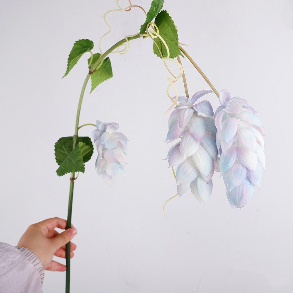 Real Touch Artificial Hops Branch 3 Heads Tendrils Faux Hops Vine Flexible Natural Appearance Fake Flower Home Office Decor синій
Real Touch Artificial Hops Branch 3 Heads Tendrils Faux Hops Vine Flexible Natural Appearance Fake Flower Home Office Decor синій