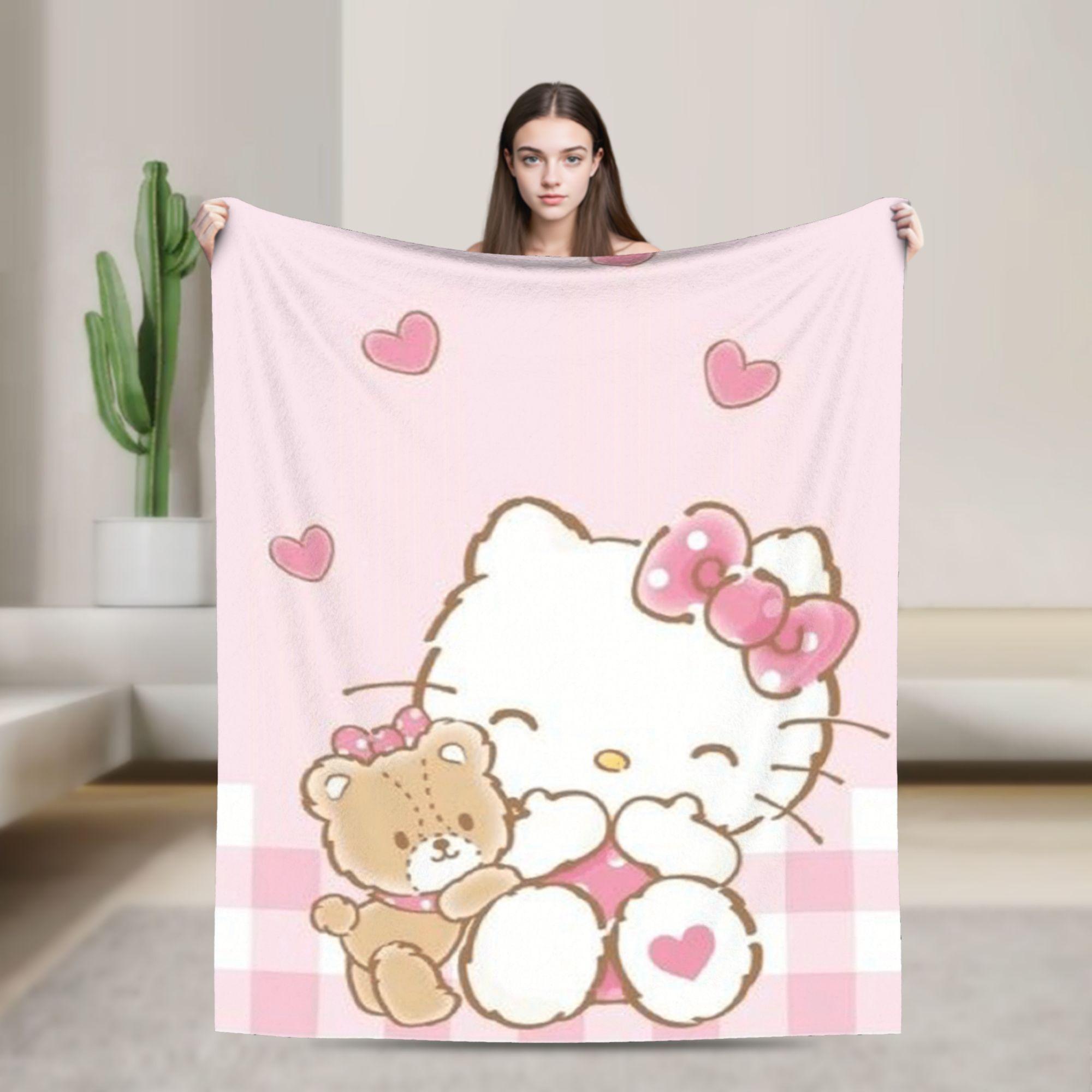 Hellos Kittys Blankets Super Soft Comfortable Plush Throw Blanket For Kids Adult Couch Chair Flannel Bedspread Bed Cover 75cmx90cm чёрный
Hellos Kittys Blankets Super Soft Comfortable Plush Throw Blanket For Kids Adult Couch Chair Flannel Bedspread Bed Cover 75cmx90cm чёрный