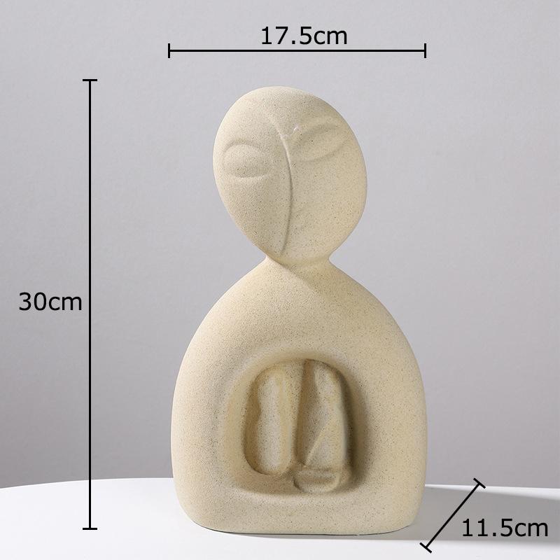 Matte Ceramic Figures Statue Abstract Artwork Ornaments Desk Decoration Modern Crafts Character Sculpture Room Aesthetic Decor
Matte Ceramic Figures Statue Abstract Artwork Ornaments Desk Decoration Modern Crafts Character Sculpture Room Aesthetic Decor
