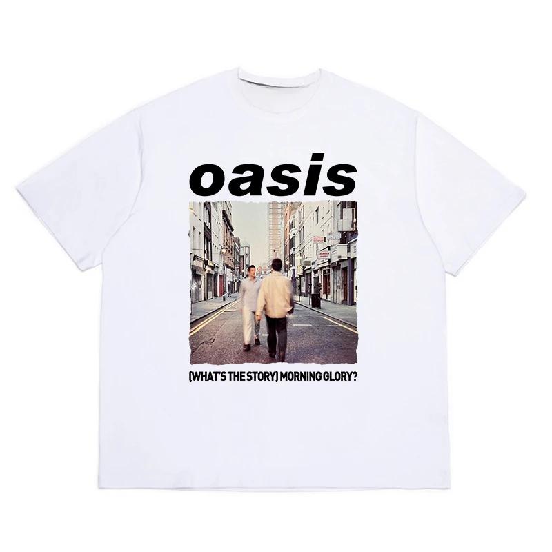 Літня чоловіча футболка: Бавовняна футболка Oasis Band, повсякденна ретро з коротким рукавом, м яка та вільна футболка для чоловіків S
Літня чоловіча футболка: Бавовняна футболка Oasis Band, повсякденна ретро з коротким рукавом, м яка та вільна футболка для чоловіків S
